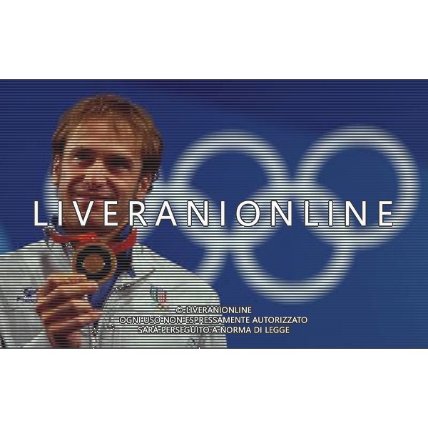 Pechino -08-2008 Giochi Olimpici Pechino Beijing 2008 finali scherma nella foto sanzo salvatore (ITA) bronzo ph marco luzzani/ag aldo liverani s.a.s. 