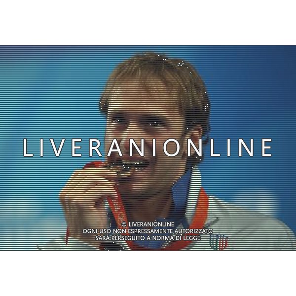 Pechino -08-2008 Giochi Olimpici Pechino Beijing 2008 finali scherma nella foto sanzo salvatore (ITA) bronzo ph marco luzzani/ag aldo liverani s.a.s. 