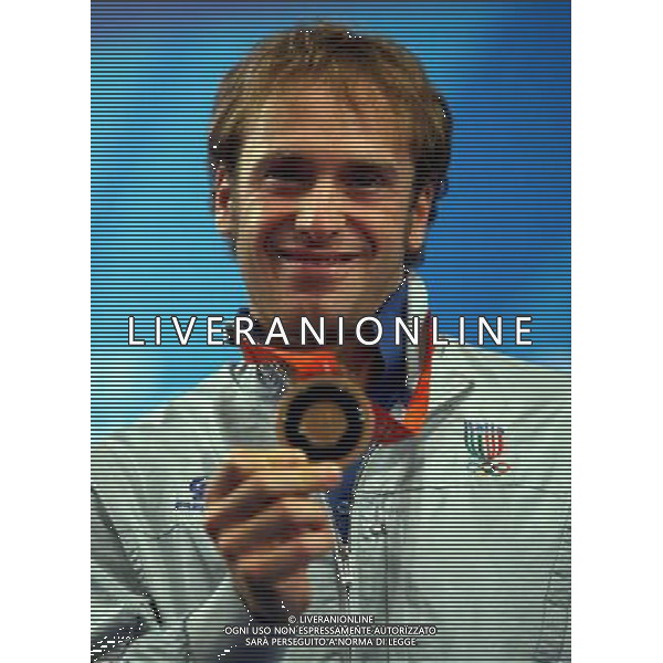 Pechino -08-2008 Giochi Olimpici Pechino Beijing 2008 finali scherma nella foto sanzo salvatore (ITA) bronzo ph marco luzzani/ag aldo liverani s.a.s. 