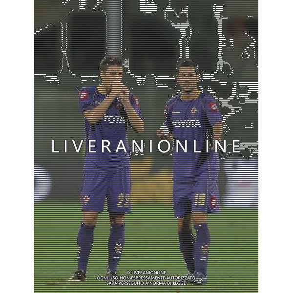 Champions League 2008/2009 Terzo Turno Preliminare Firenze - 12.08.2008 Fiorentina-Slavia Praga Nella Foto:KUZMANOVIC ZDRAVKO-GOBBI MASSIMO /Ph.Vitez-Ag. Aldo Liverani