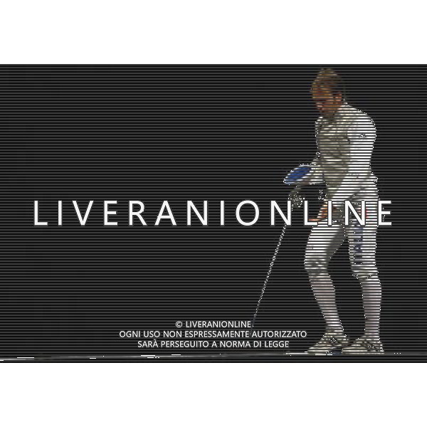 Pechino -08-2008 Giochi Olimpici Pechino Beijing 2008 finali scherma nella foto sanzo salvatore (ITA) deluso ph marco luzzani/ag aldo liverani s.a.s. 