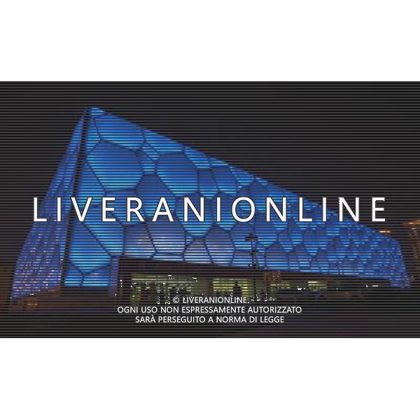 Pechino -08-2008 Giochi Olimpici Pechino Beijing 2008 finali scherma nella foto Watercube ph marco luzzani/ag aldo liverani s.a.s. 