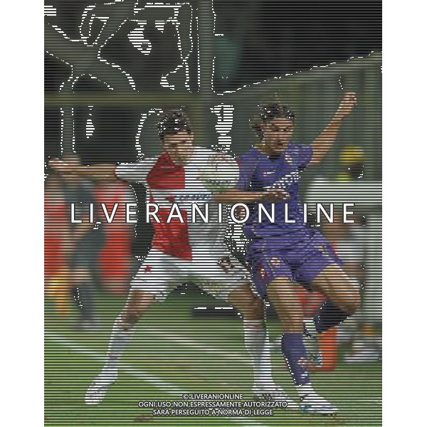 Champions League 2008/2009 Terzo Turno Preliminare Firenze - 12.08.2008 Fiorentina-Slavia Praga Nella Foto:OSVALDO PABLO DANIEL-SUCHY MAREK /Ph.Vitez-Ag. Aldo Liverani