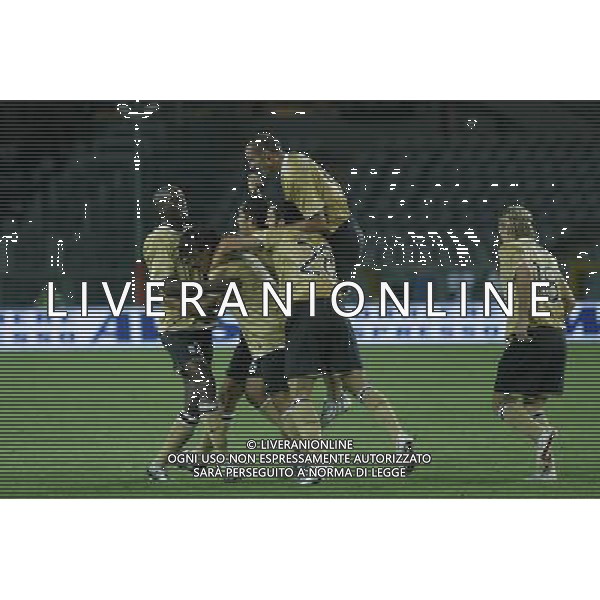 Juventus - Fc Artmedia Bratislava Preliminare Champions League 2008/2009 13-08-2008 Torino Nella foto: esultanza della juventus dopo il gol di mauro camoranesi del 1-0 ©Manuela Viganti/Press Photo/Ag. Aldo Liverani