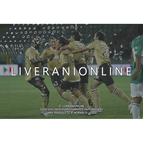 Juventus - Fc Artmedia Bratislava Preliminare Champions League 2008/2009 13-08-2008 Torino Nella foto: esultanza della juventus dopo il gol di mauro camoranesi del 1-0 ©Manuela Viganti/Press Photo/Ag. Aldo Liverani