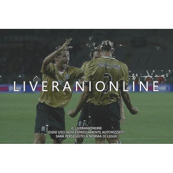 Juventus - Fc Artmedia Bratislava Preliminare Champions League 2008/2009 13-08-2008 Torino Nella foto: Esultanza dopo il gol di giorgio chiellini del 3-0 ©Manuela Viganti/Press Photo/Ag. Aldo Liverani