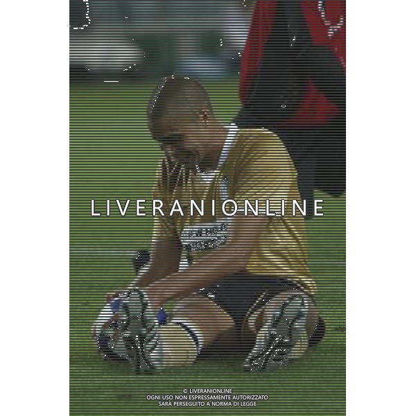 Juventus - Fc Artmedia Bratislava Preliminare Sport CalcioChampions League 2008/2009 13-08-2008 Torino Nella foto: Trezeguet David a terra ©Manuela Viganti/Press Photo/ag. aldo liverani