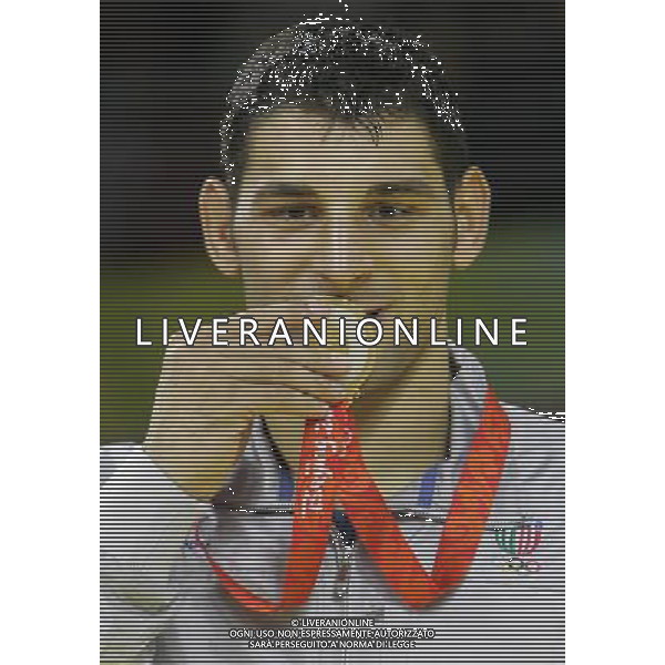 Pechino 14-08-2008 Giochi Olimpici Pechino Beijing 2008 lotta greco romana 84 kg nella foto Andrea Minguzzi (ITA) oro ph marco luzzani/ag aldo liverani s.a.s.