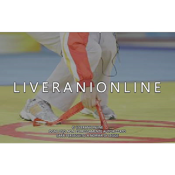 Pechino 14-08-2008 Giochi Olimpici Pechino Beijing 2008 lotta greco romana 84 kg nella foto Andrea Minguzzi (ITA) oro e Zoltan Fodor (HUN) argento ph marco luzzani/ag aldo liverani s.a.s.