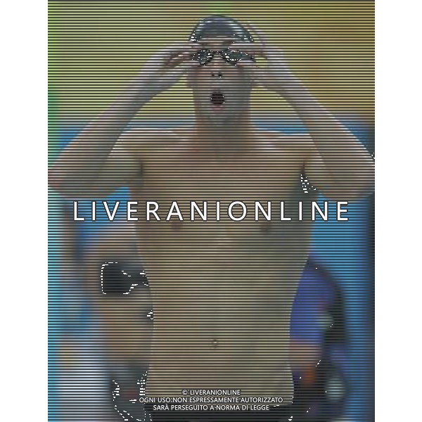 Pechino -08-2008 Giochi Olimpici Pechino Beijing 2008 finali nuoto nella foto phelps michael (USA) ph marco luzzani/ag aldo liverani s.a.s.