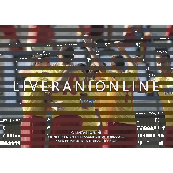 BENEVENTO CALCIO 2008-2009 NELLA FOTO ABBRACCI BENEVENTO AG ALDO LIVERANI