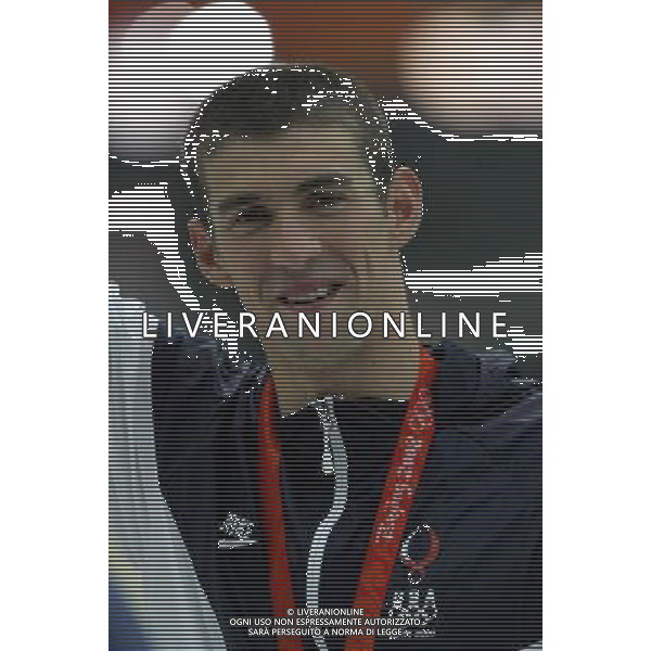 Pechino -08-2008 Giochi Olimpici Pechino Beijing 2008 finali nuoto nella foto michael phelps (usa) oro 100 m farfalla 7° oro ph marco luzzani/ag aldo liverani s.a.s.