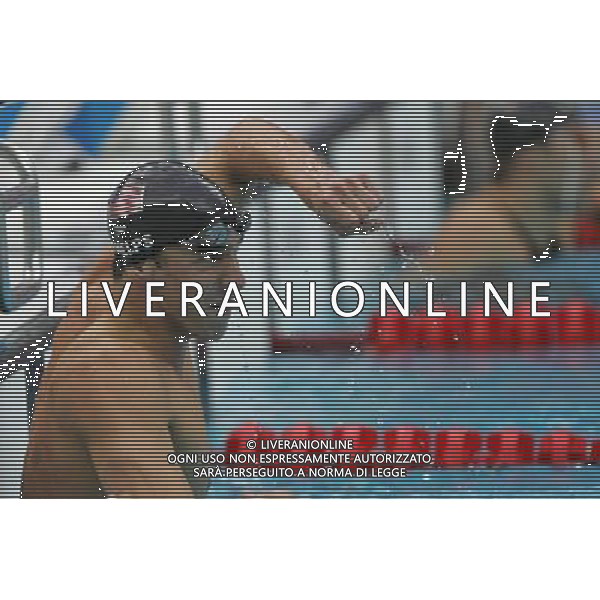 Pechino -08-2008 Giochi Olimpici Pechino Beijing 2008 finali nuoto nella foto michael phelps (usa) oro 100 m farfalla 7° oro ph marco luzzani/ag aldo liverani s.a.s.