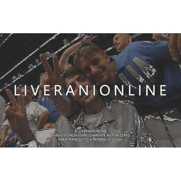 Pechino -08-2008 Giochi Olimpici Pechino Beijing 2008 scherma a squadre nella foto esultanza italia ph marco luzzani/ag aldo liverani s.a.s.