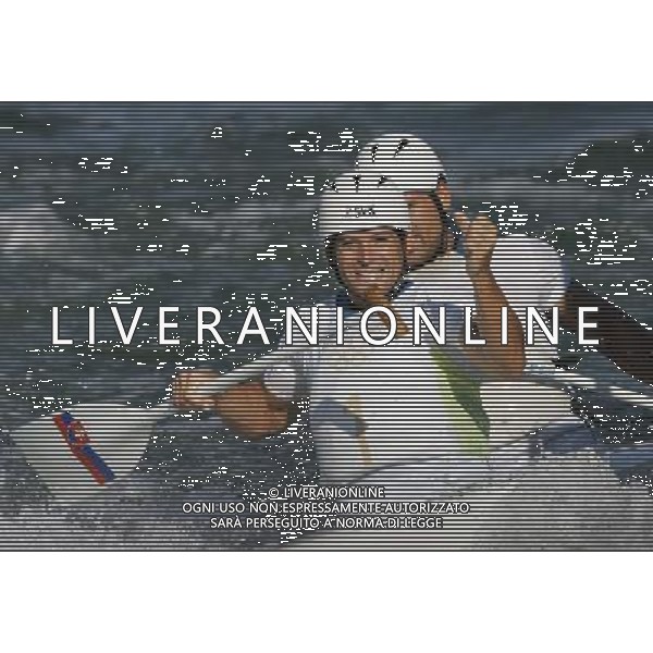 Pechino -08-2008 Giochi Olimpici Pechino Beijing 2008 canoa kayak nella foto volf jaroslav e stepanek ondrej (CZE) esultano ph marco luzzani/ag aldo liverani s.a.s.