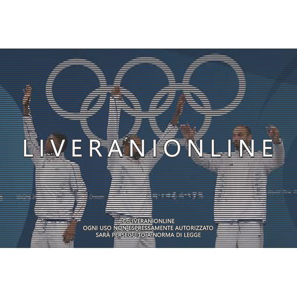 Pechino -08-2008 Giochi Olimpici Pechino Beijing 2008 scherma a squadre nella foto ph marco luzzani/ag aldo liverani s.a.s.