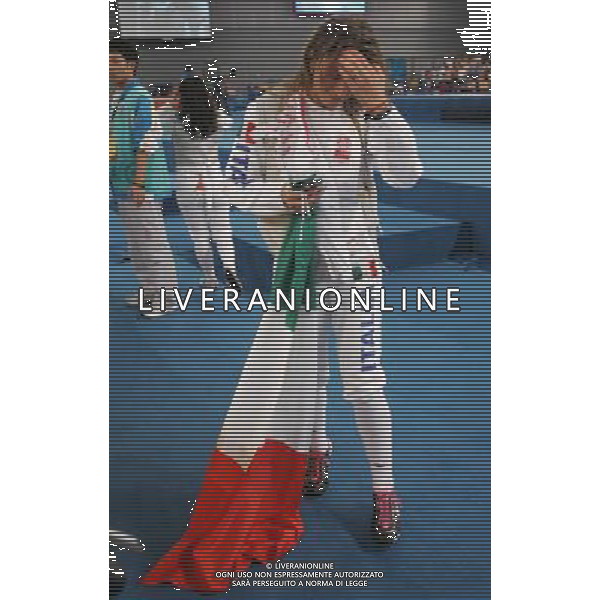 Pechino -08-2008 Giochi Olimpici Pechino Beijing 2008 finale bronzo fioretto squadre femminile nella foto margherita granbassi ph marco luzzani/ag aldo liverani s.a.s. 