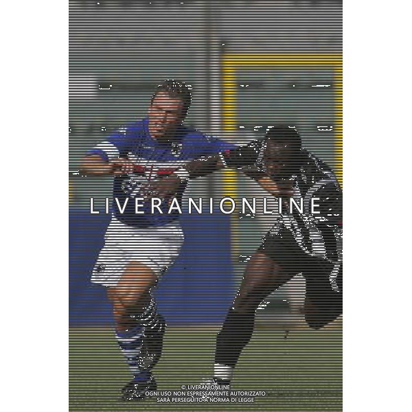 ©Manuela Viganti/Press Photo/ag Aldo Liverani 16-08-2008 La Spezia Sampdoria Siena Amichevole Nella foto: cassano e Barusso