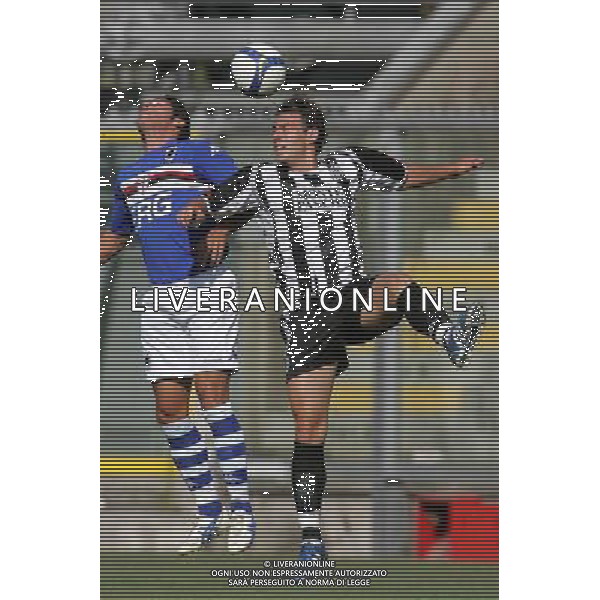 ©Manuela Viganti/Press Photo/ag Aldo Liverani 16-08-2008 La Spezia Sampdoria Siena Amichevole Nella foto: Accardi e Calai˜