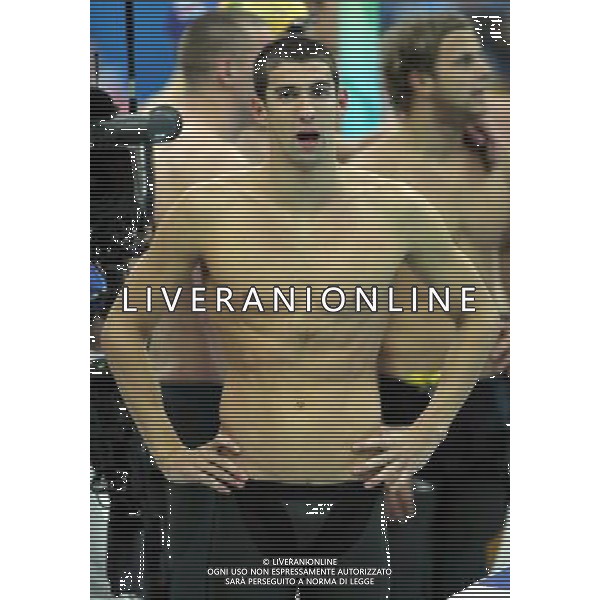 Pechino -08-2008 Giochi Olimpici Pechino Beijing 2008 finali nuoto nella foto michael phelps (USA) record 8 ori olimpici ph marco luzzani/ag aldo liverani s.a.s.