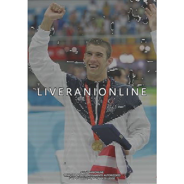 Pechino -08-2008 Giochi Olimpici Pechino Beijing 2008 finali nuoto nella foto michael phelps (USA) record 8 ori olimpici ph marco luzzani/ag aldo liverani s.a.s.