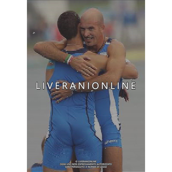 Pechino 17-08-2008 Giochi Olimpici Pechino Beijing 2008 canottagio 4x nella foto agamennoni luca, venier simone, galtarossa rossano e raineri simone (ITA) argento ph marco luzzani/ag aldo liverani s.a.s.