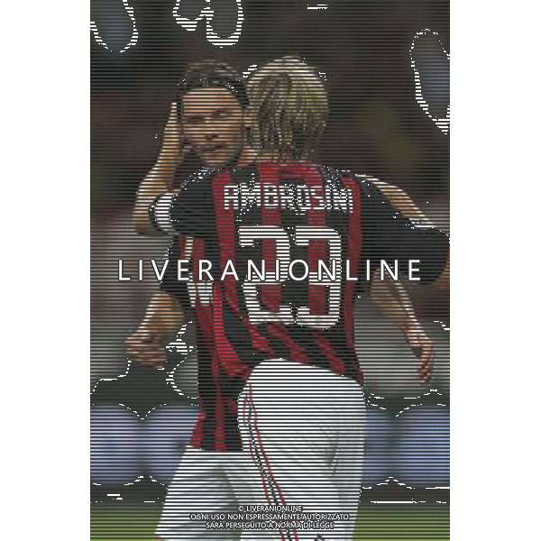 Milan - Juventus Trofeo Berlusconi 17-08-2008 Nella foto: esultanza di marek jankulovski e massimo ambrosini ©Manuela Viganti/Press Photo/Ag. Aldo Liverani Sas
