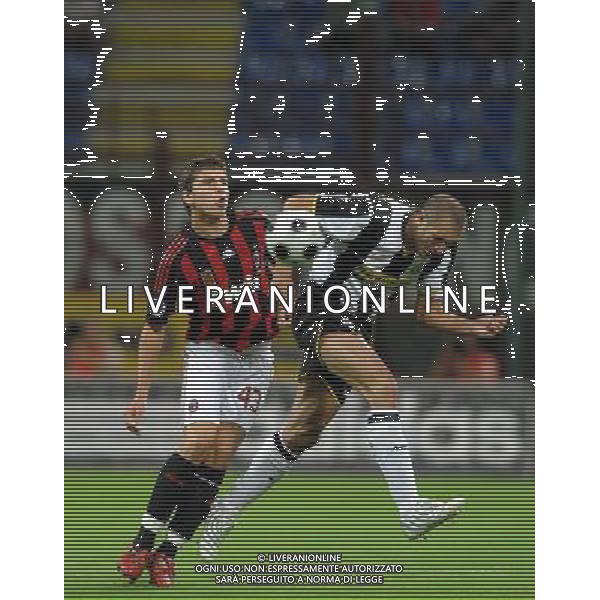 Trofeo Luigi Berlusconi 2008 Milano - 17.08.2008 Milan-Juventus Nella Foto:GIORGIO CHIELLINI ANTICIPA PALOSCHI /Ph.Vitez-Ag. Aldo Liverani