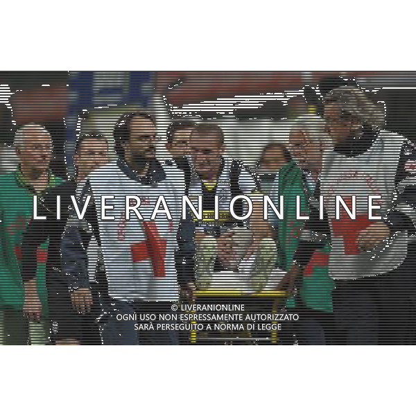 Trofeo Luigi Berlusconi 2008 Milano - 17.08.2008 Milan-Juventus Nella Foto:giorgio CHIELLINI ESCE IN LACRIME infortunato /Ph.Vitez-Ag. Aldo Liverani