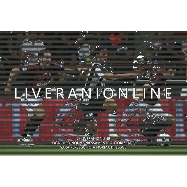 Milan - Juventus Trofeo Berlusconi 17-08-2008 Nella foto: amauri zambrotta e bonera ©Manuela Viganti/Press Photo/Ag. Aldo Liverani Sas