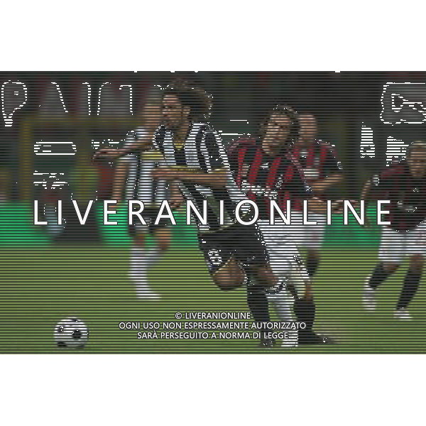 ©Alessandro Falzone/PressPhoto Milano 17-08-2008 Trofeo Berlusconi 2008 Milan Juventus Nealla foto: Amauri e Pirlo AG ALDO LIVERANI