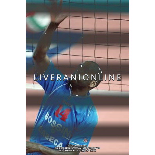 brescia 25/10/2003 campionato nazionale di pallavolo serie A1 Bossini Gabeca Montichiari - Unimade Parma nella foto: Dos Santos Monteiro foto ag aldo liverani/venezia 