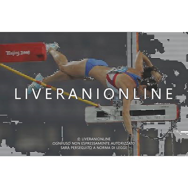 Pechino -08-2008 Giochi Olimpici Pechino Beijing 2008 finale salto con asta femminile nella foto Yelena Isinbayeva (RUSSIA) medaglia d\'oro record del mondo nel salto con l\'asta 5,05 ph marco luzzani/ag aldo liverani s.a.s.