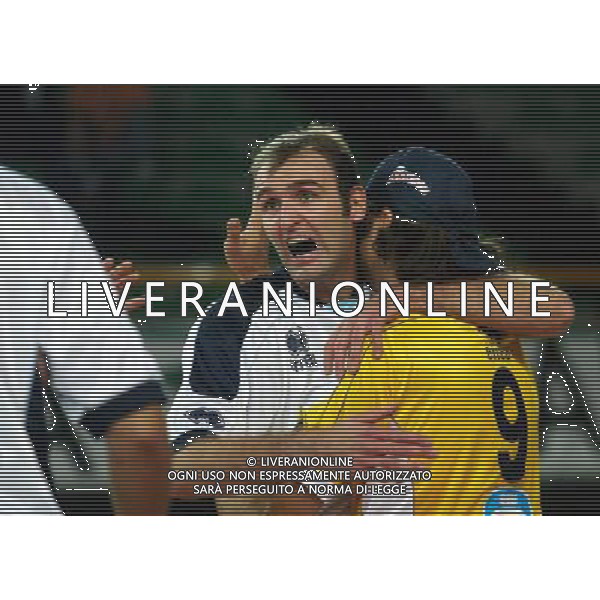 Unimade Parma pallavolo 2003 / 2004 nella foto: esultanza foto ag aldo liverani/venezia 