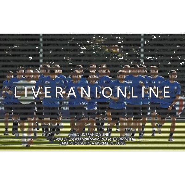 Allenamento Nazionale Italiana Coverciano(FI) - 18.08.2008 Nella Foto: CORSA DI GRUPPO /Ph.Vitez-Ag. Aldo Liverani