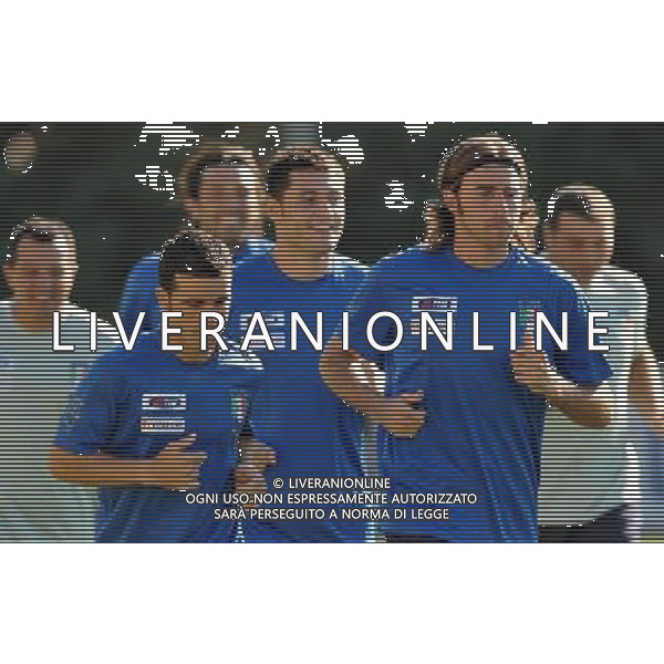 Allenamento Nazionale Italiana Coverciano(FI) - 18.08.2008 Nella Foto: ANDREA BARZAGLI E ANTONIO DI NATALE /Ph.Vitez-Ag. Aldo Liverani
