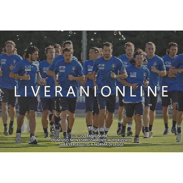 Allenamento Nazionale Italiana Coverciano(FI) - 18.08.2008 Nella Foto: CORSA DI GRUPPO /Ph.Vitez-Ag. Aldo Liverani