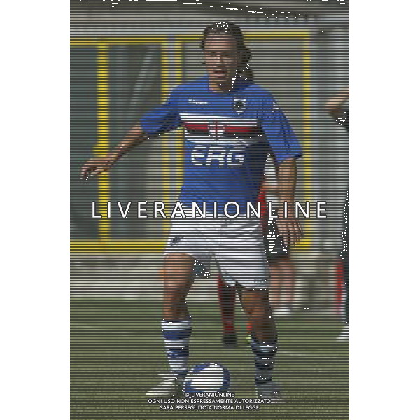 ©Alessandro Falzone/Press Photo 16-08-2008 La Spezia Sport Calcio Singoli SAMPDORIA Stagione 2008/2009 Nella foto: Franceschini daniele ag aldo liverani