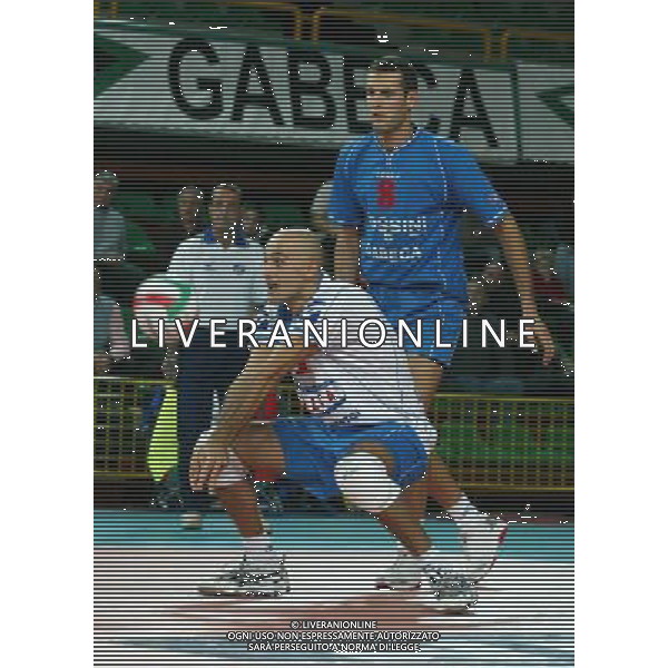 brescia 25/10/2003 campionato nazionale di pallavolo serie A1 Bossini Gabeca Montichiari - Unimade Parma nella foto: Latelli Maurizio foto ag aldo liverani/venezia 