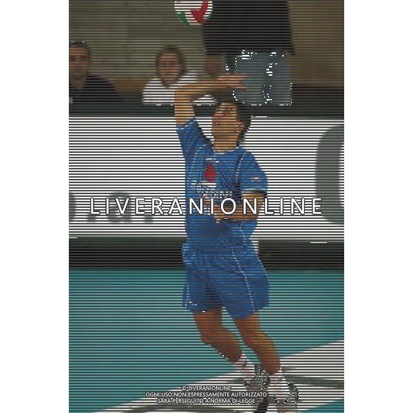brescia 25/10/2003 campionato nazionale di pallavolo serie A1 Bossini Gabeca Montichiari - Unimade Parma nella foto: Lima Mauricio foto ag aldo liverani/venezia 