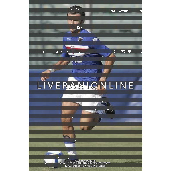 ©Alessandro Falzone/Press Photo 16-08-2008 La Spezia Sport Calcio Singoli SAMPDORIA Stagione 2008/2009 Nella foto: Del Vecchio gennaro ag aldo liverani
