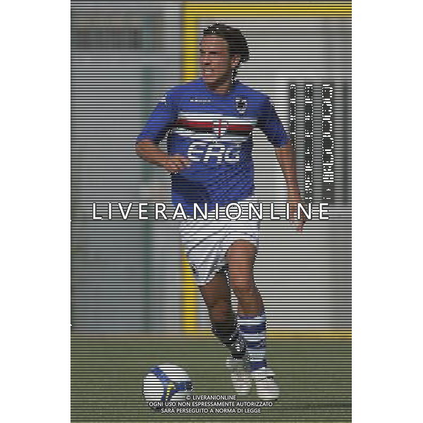 ©Alessandro Falzone/Press Photo 16-08-2008 La Spezia Sport Calcio Singoli SAMPDORIA Stagione 2008/2009 Nella foto: Franceschini Daniele ag aldo liverani