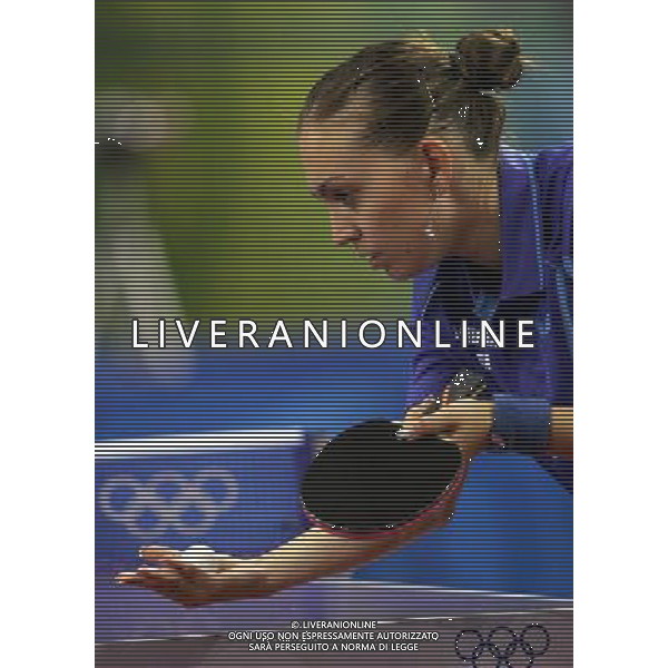 Pechino 19-08-2008 Giochi Olimpici Pechino Beijing 2008 tennistavolo singolare femminile nella foto stefanova nikoleta (ITA) ph marco luzzani/ag aldo liverani s.a.s.