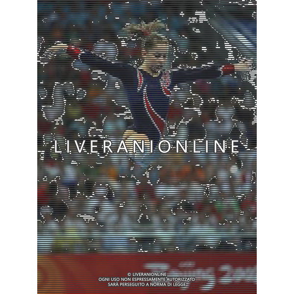 Pechino -08-2008 Giochi Olimpici Pechino Beijing 2008 finale fenninile trave nella foto shawn johnson (USA) oro ph marco luzzani/ag aldo liverani s.a.s.