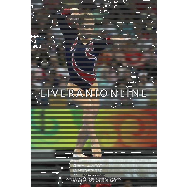 Pechino -08-2008 Giochi Olimpici Pechino Beijing 2008 finale fenninile trave nella foto shawn johnson (USA) oro ph marco luzzani/ag aldo liverani s.a.s.