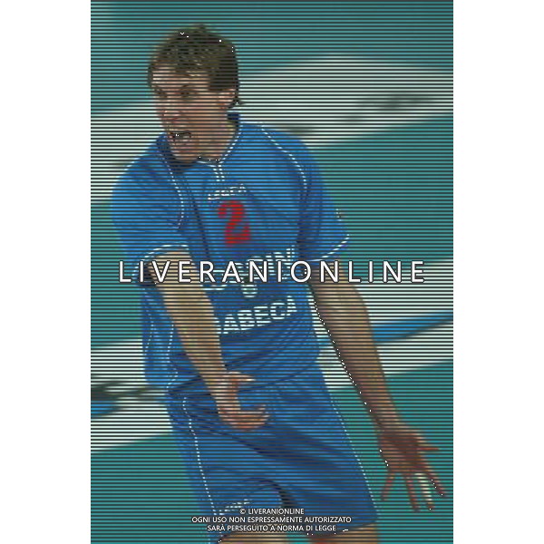 brescia 25/10/2003 campionato nazionale di pallavolo serie A1 Bossini Gabeca Montichiari - Unimade Parma nella foto: Millar Ryan foto ag aldo liverani/venezia 