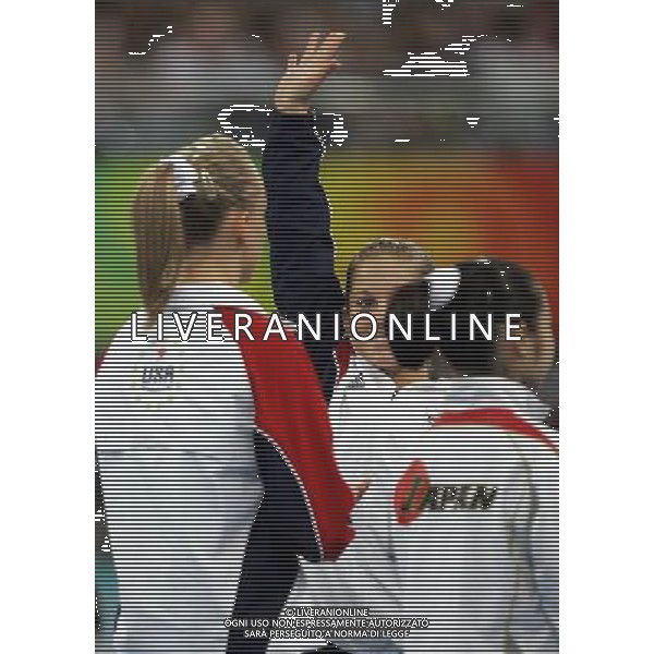 Pechino -08-2008 Giochi Olimpici Pechino Beijing 2008 finale fenninile trave nella foto shawn johnson (USA) oro ph marco luzzani/ag aldo liverani s.a.s.