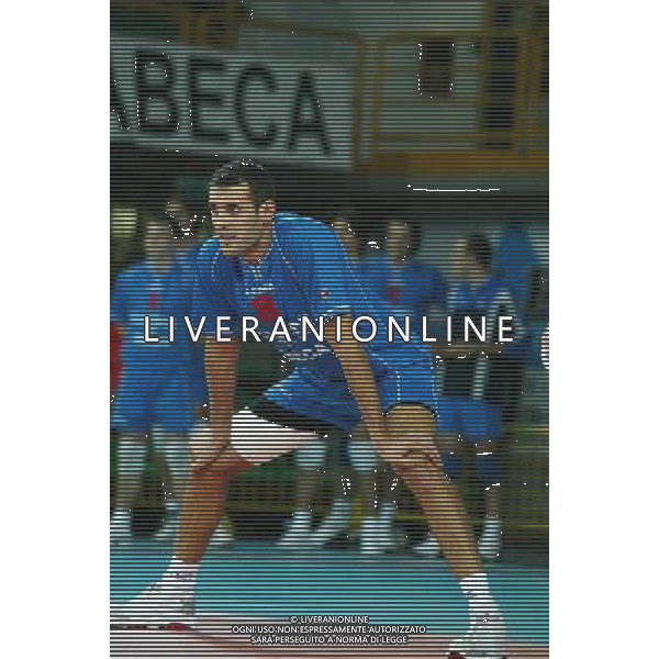 brescia 25/10/2003 campionato nazionale di pallavolo serie A1 Bossini Gabeca Montichiari - Unimade Parma nella foto: patriarca giuseppe foto ag aldo liverani/venezia 