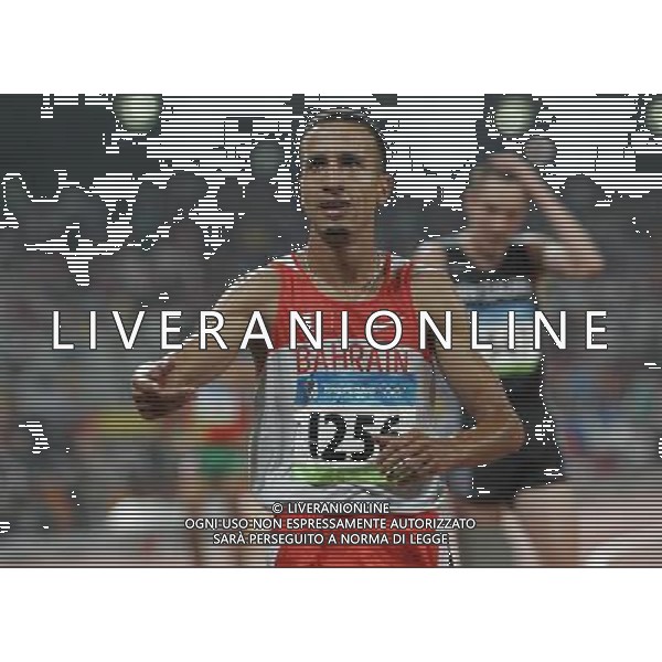 Pechino 19-08-2008 Giochi Olimpici Pechino Beijing 2008 atletica nella foto la gioia per l\'oro di ramzi rashid (brn) nei 1500 m maschili ph marco luzzani/ag aldo liverani s.a.s.