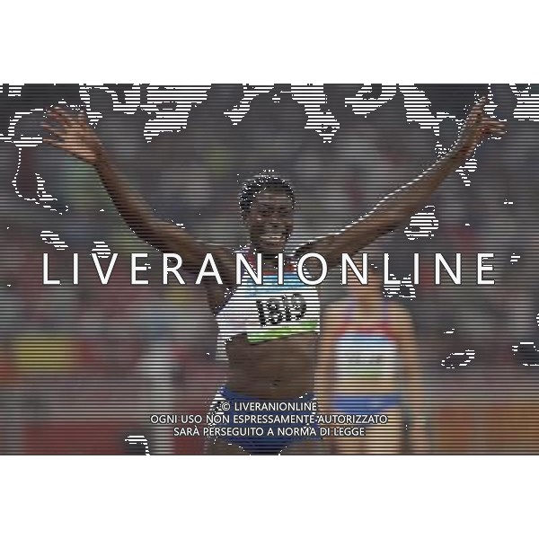 Pechino 19-08-2008 Giochi Olimpici Pechino Beijing 2008 atletica nella foto la gioia per l\'oro di ohuruogu christine (GBR) nei 400m femminili ph marco luzzani/ag aldo liverani s.a.s.
